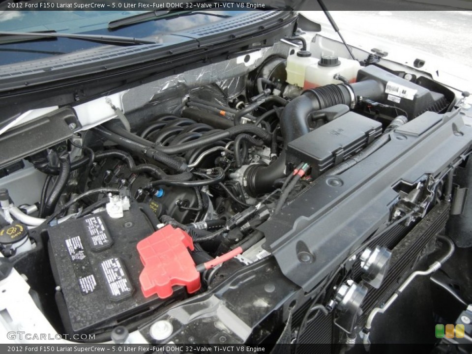 5.0 Liter Flex-Fuel DOHC 32-Valve Ti-VCT V8 Engine for the 2012 Ford F150 #58363423