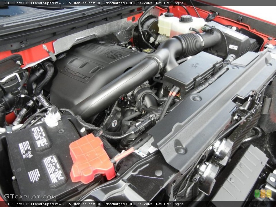 3.5 Liter EcoBoost DI Turbocharged DOHC 24-Valve Ti-VCT V6 Engine for the 2012 Ford F150 #58363984