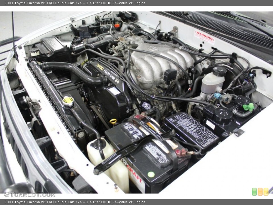 3.4 Liter DOHC 24-Valve V6 Engine for the 2001 Toyota Tacoma #58370908