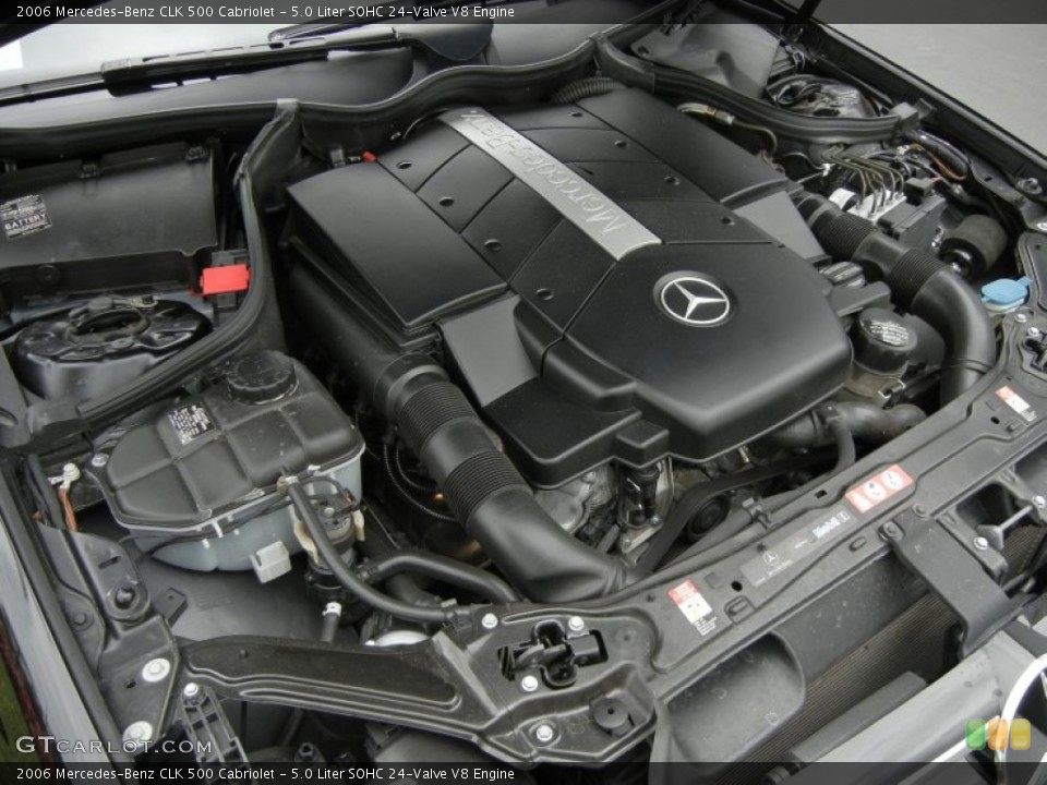 5.0 Liter SOHC 24-Valve V8 Engine for the 2006 Mercedes-Benz CLK #58374833