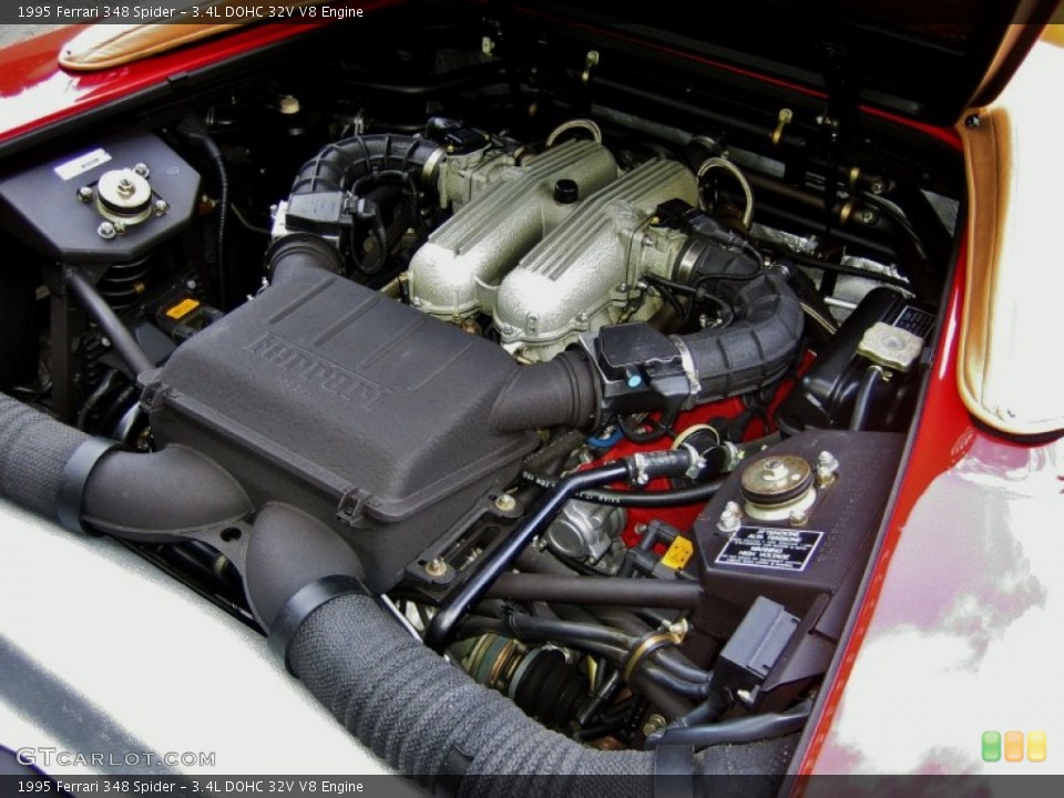 3.4L DOHC 32V V8 Engine for the 1995 Ferrari 348 #58375596