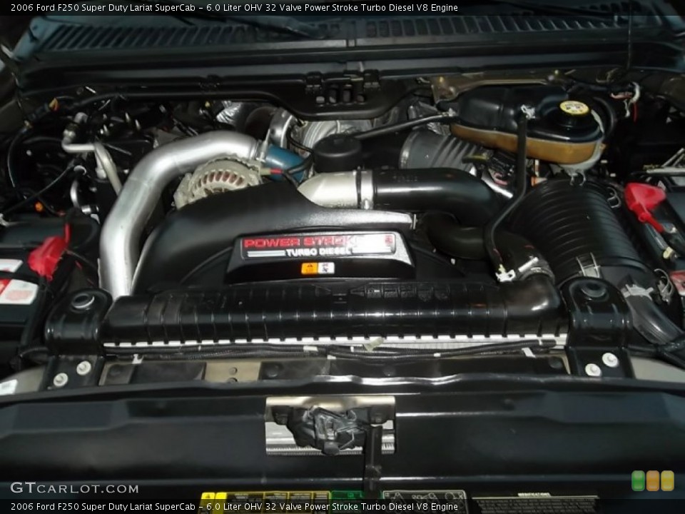 6.0 Liter OHV 32 Valve Power Stroke Turbo Diesel V8 Engine for the 2006 Ford F250 Super Duty #58376658