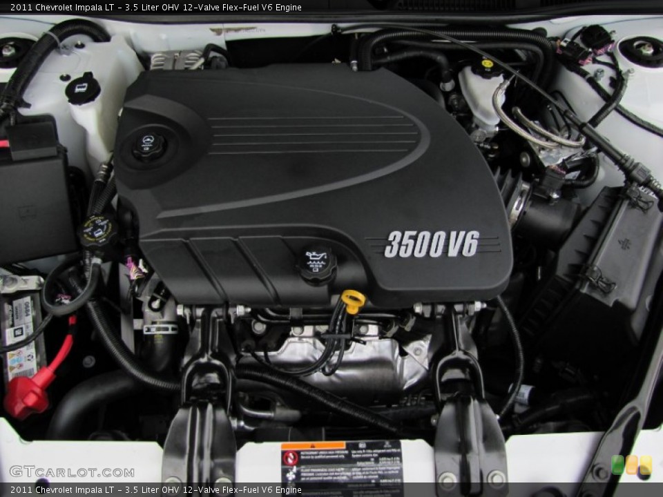 3.5 Liter OHV 12-Valve Flex-Fuel V6 Engine for the 2011 Chevrolet Impala #58400586