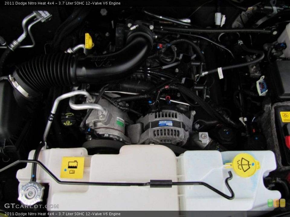 3.7 Liter SOHC 12-Valve V6 Engine for the 2011 Dodge Nitro #58401894