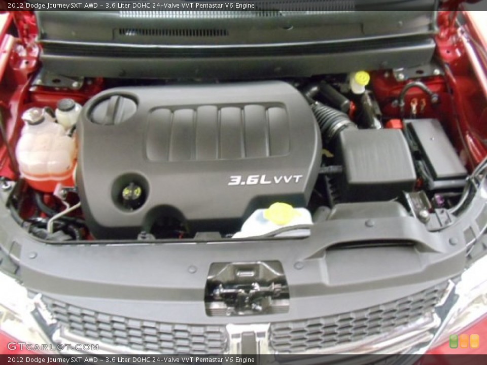 3.6 Liter DOHC 24-Valve VVT Pentastar V6 Engine for the 2012 Dodge Journey #58410479