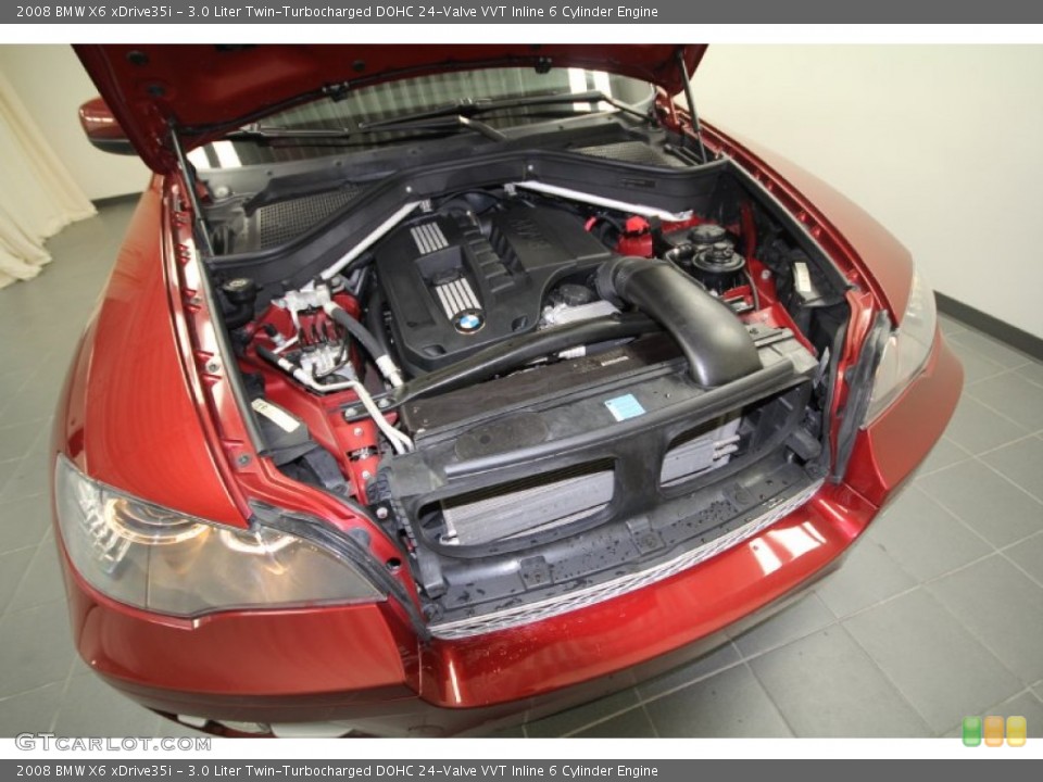 3.0 Liter Twin-Turbocharged DOHC 24-Valve VVT Inline 6 Cylinder Engine for the 2008 BMW X6 #58415025