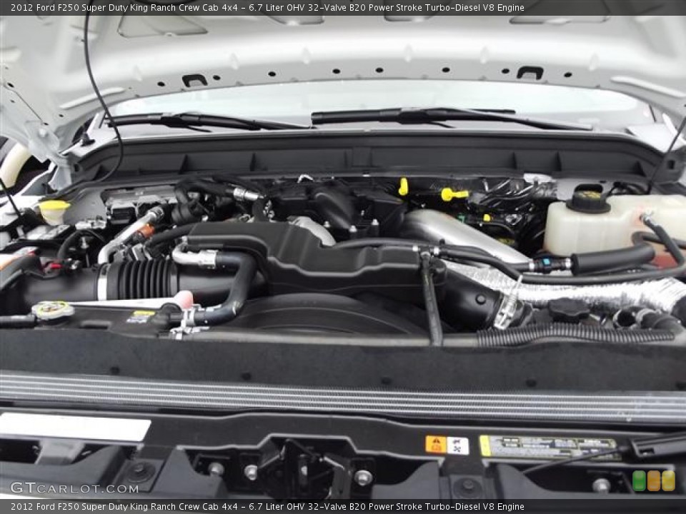 6.7 Liter OHV 32-Valve B20 Power Stroke Turbo-Diesel V8 Engine for the 2012 Ford F250 Super Duty #58417212