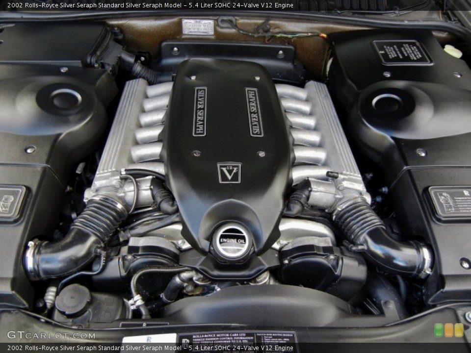 5.4 Liter SOHC 24-Valve V12 Engine for the 2002 Rolls-Royce Silver Seraph #58418106