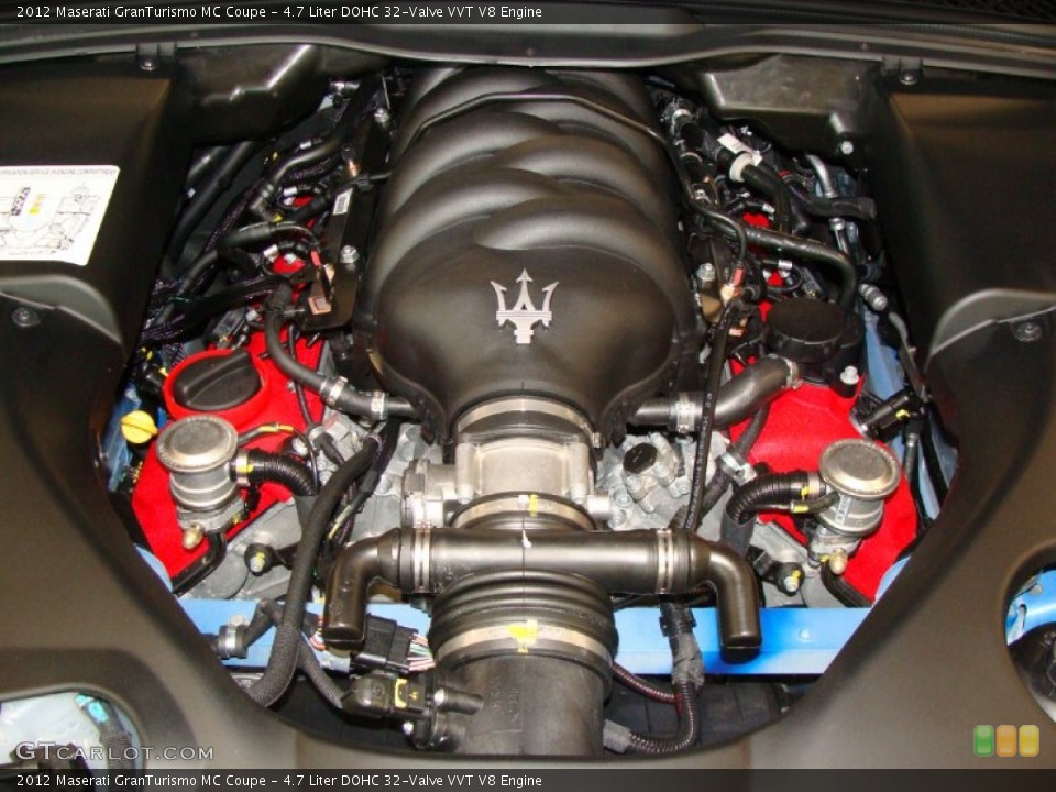 4.7 Liter DOHC 32-Valve VVT V8 Engine for the 2012 Maserati GranTurismo #58418661