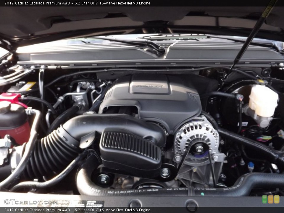 6.2 Liter OHV 16-Valve Flex-Fuel V8 Engine for the 2012 Cadillac Escalade #58419380