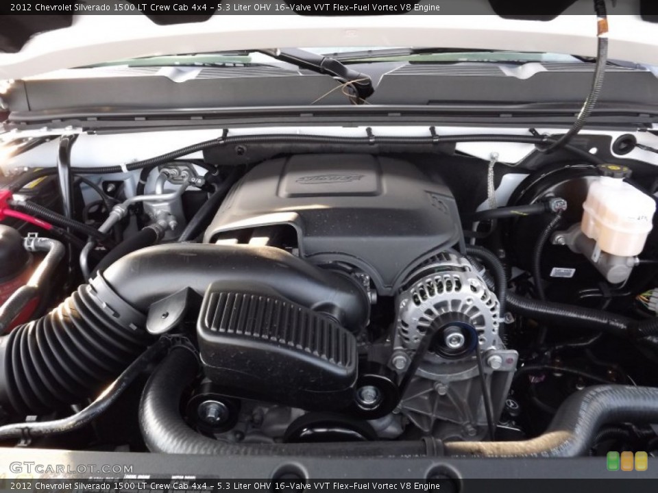 5.3 Liter OHV 16-Valve VVT Flex-Fuel Vortec V8 Engine for the 2012 Chevrolet Silverado 1500 #58420719