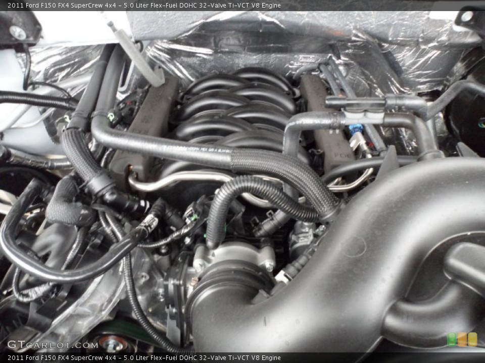 5.0 Liter Flex-Fuel DOHC 32-Valve Ti-VCT V8 Engine for the 2011 Ford F150 #58444437