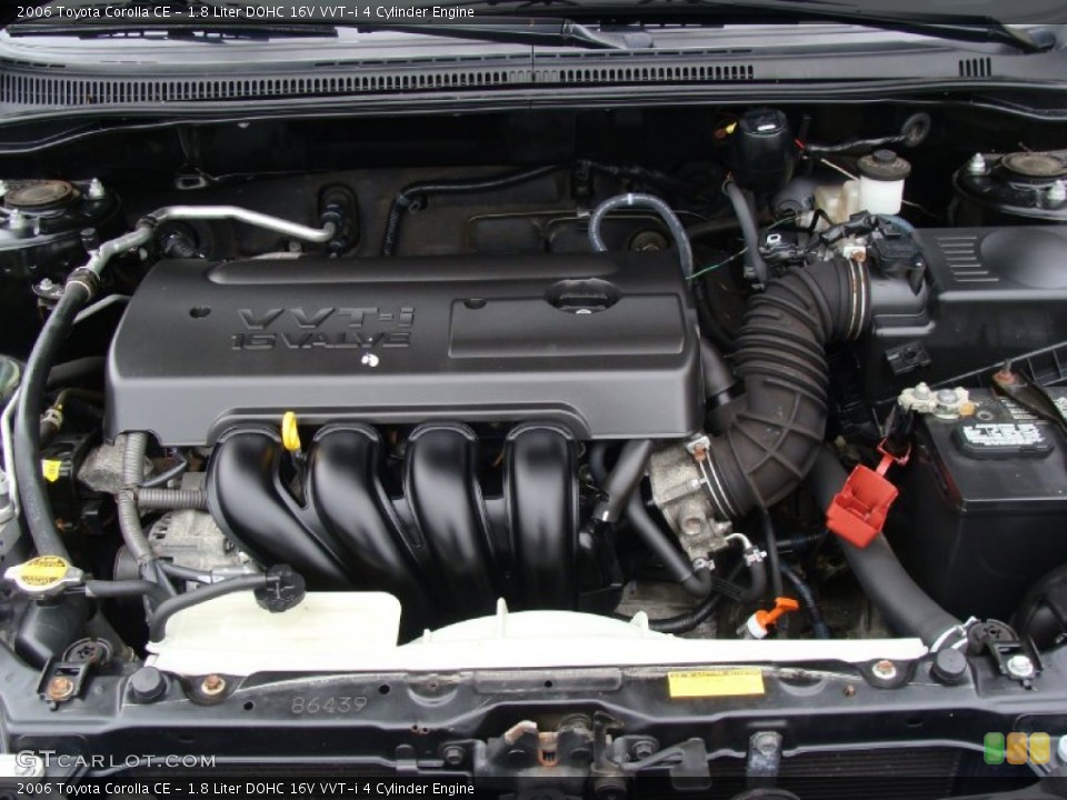 1.8 Liter DOHC 16V VVT-i 4 Cylinder Engine for the 2006 Toyota Corolla #58477440