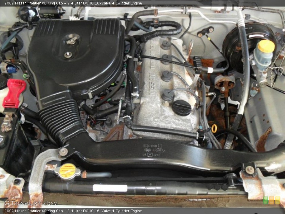 2.4 Liter DOHC 16-Valve 4 Cylinder Engine for the 2002 Nissan Frontier #58490776