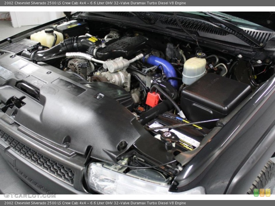 6.6 Liter OHV 32-Valve Duramax Turbo Diesel V8 Engine for the 2002 Chevrolet Silverado 2500 #58496884
