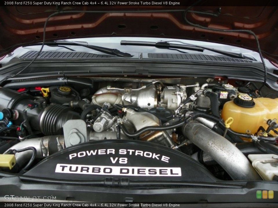 6.4L 32V Power Stroke Turbo Diesel V8 Engine for the 2008 Ford F250 Super Duty #58497361