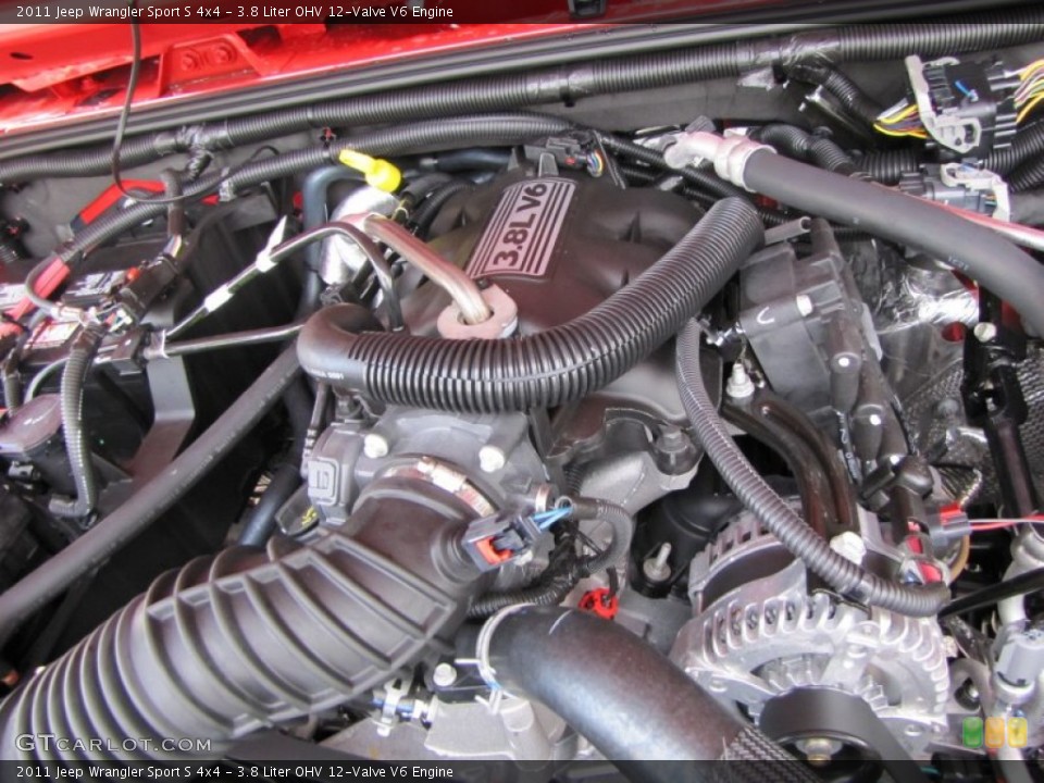 3.8 Liter OHV 12-Valve V6 Engine for the 2011 Jeep Wrangler #58500484