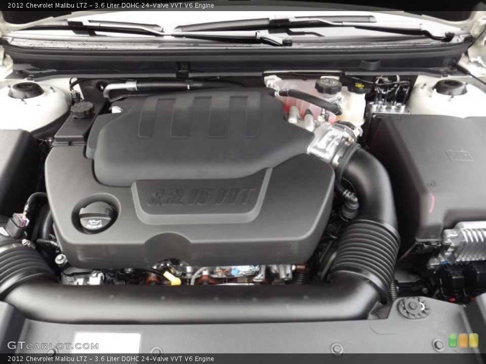 3.6 Liter DOHC 24-Valve VVT V6 Engine for the 2012 Chevrolet Malibu #58505687