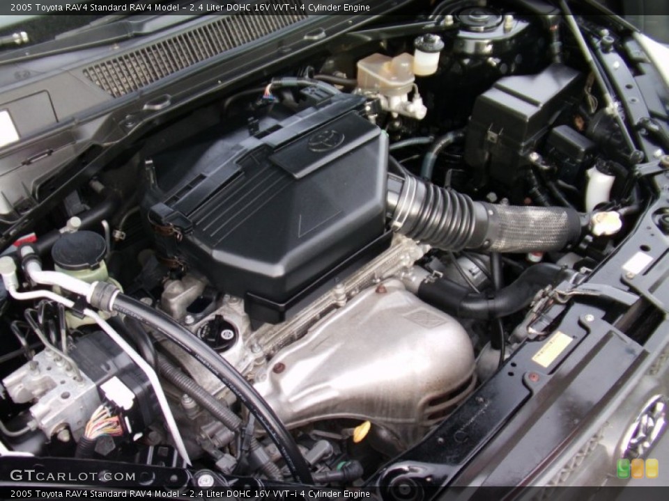 2.4 Liter DOHC 16V VVT-i 4 Cylinder 2005 Toyota RAV4 Engine