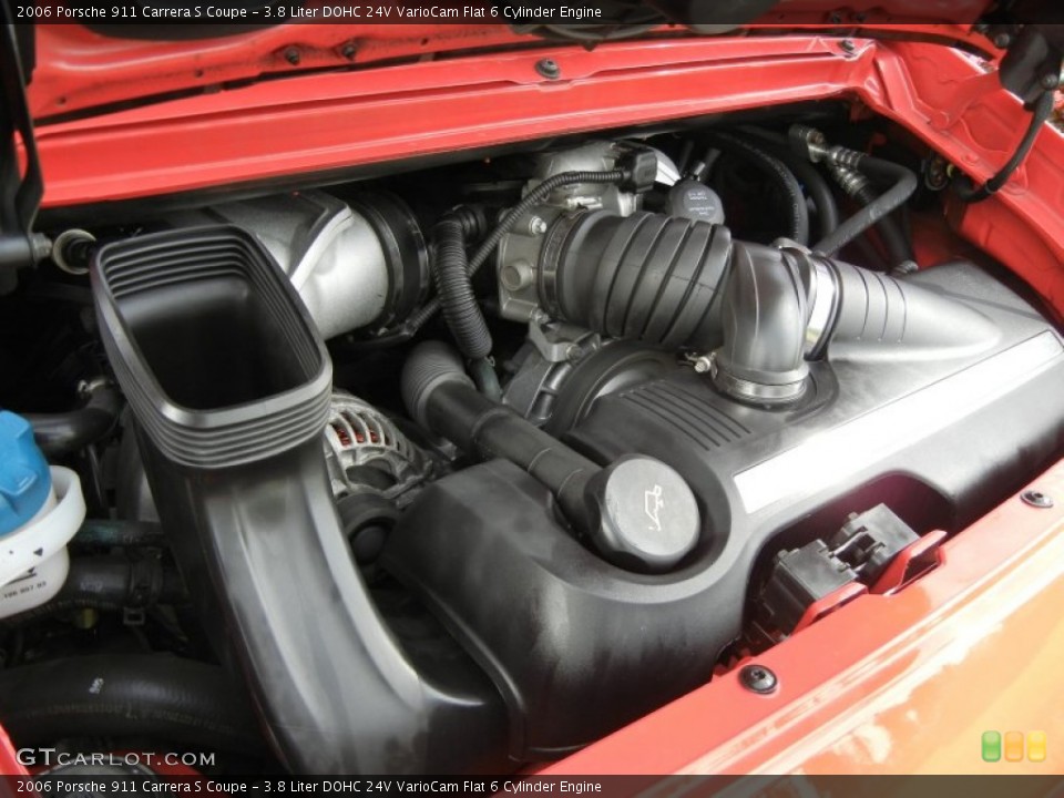 3.8 Liter DOHC 24V VarioCam Flat 6 Cylinder Engine for the 2006 Porsche 911 #58523064