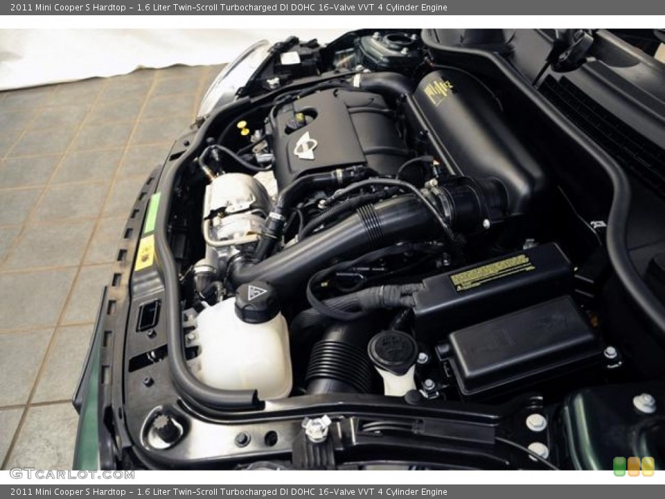 1.6 Liter Twin-Scroll Turbocharged DI DOHC 16-Valve VVT 4 Cylinder Engine for the 2011 Mini Cooper #58525130