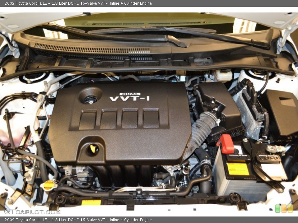 1.8 Liter DOHC 16-Valve VVT-i Inline 4 Cylinder Engine for the 2009 Toyota Corolla #58526738