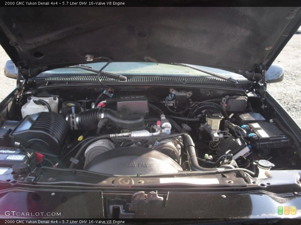 5.7 Liter OHV 16-Valve V8 Engine for the 2000 GMC Yukon #58526945