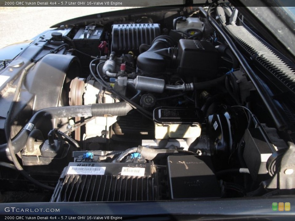 5.7 Liter OHV 16-Valve V8 Engine for the 2000 GMC Yukon #58526966