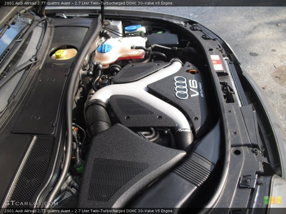 2.7 Liter Twin-Turbocharged DOHC 30-Valve V6 Engine for the 2001 Audi Allroad #58527593
