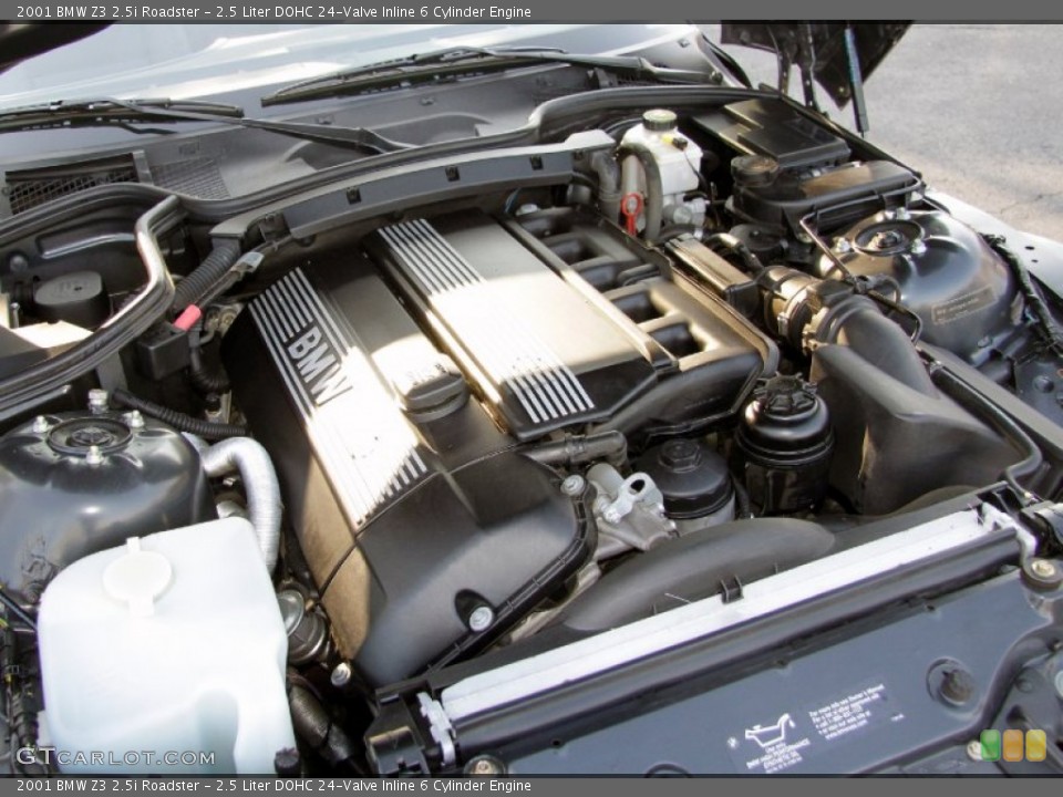 2.5 Liter DOHC 24-Valve Inline 6 Cylinder Engine for the 2001 BMW Z3 #58528442