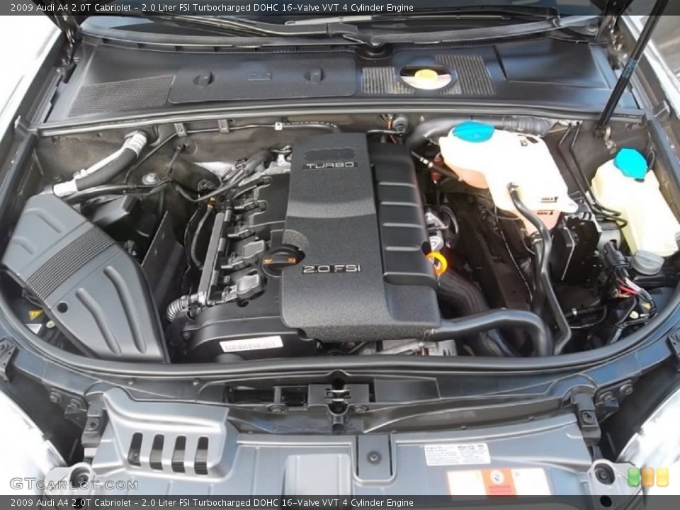 2.0 Liter FSI Turbocharged DOHC 16-Valve VVT 4 Cylinder 2009 Audi A4 Engine