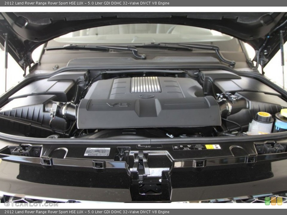 5.0 Liter GDI DOHC 32-Valve DIVCT V8 Engine for the 2012 Land Rover Range Rover Sport #58533860
