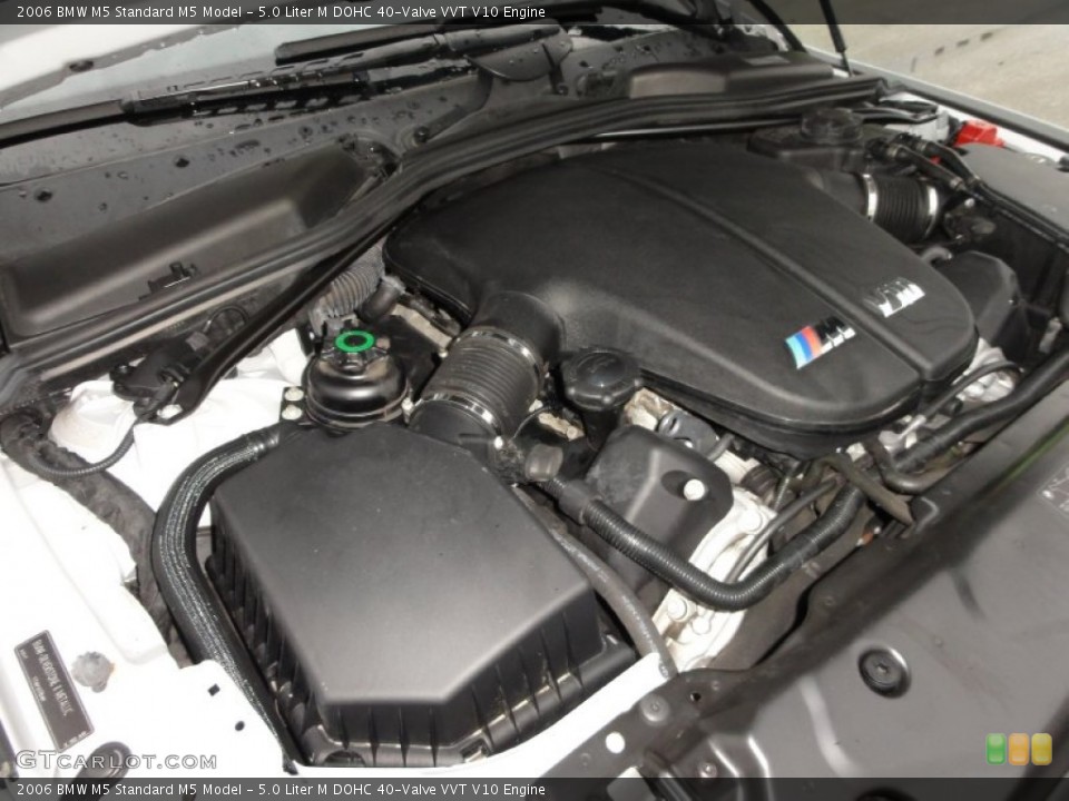 5.0 Liter M DOHC 40-Valve VVT V10 Engine for the 2006 BMW M5 #58536845