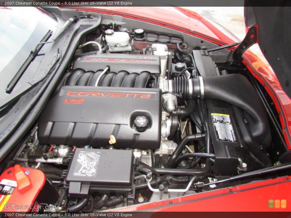 6.0 Liter OHV 16-Valve LS2 V8 Engine for the 2007 Chevrolet Corvette #58549339