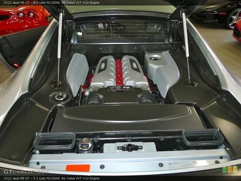 5.2 Liter FSI DOHC 40-Valve VVT V10 Engine for the 2012 Audi R8 #58552491