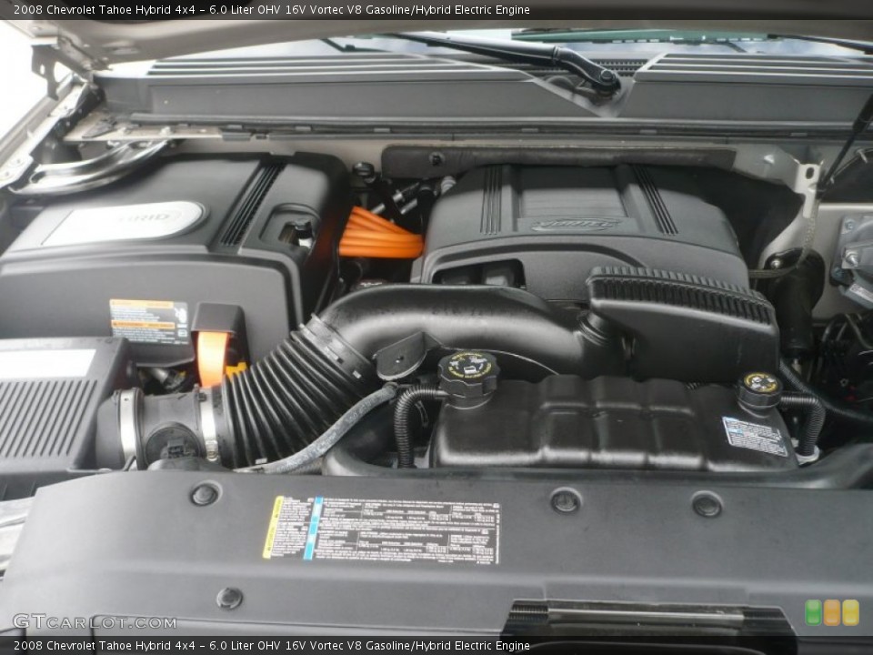 6.0 Liter OHV 16V Vortec V8 Gasoline/Hybrid Electric Engine for the 2008 Chevrolet Tahoe #58553937