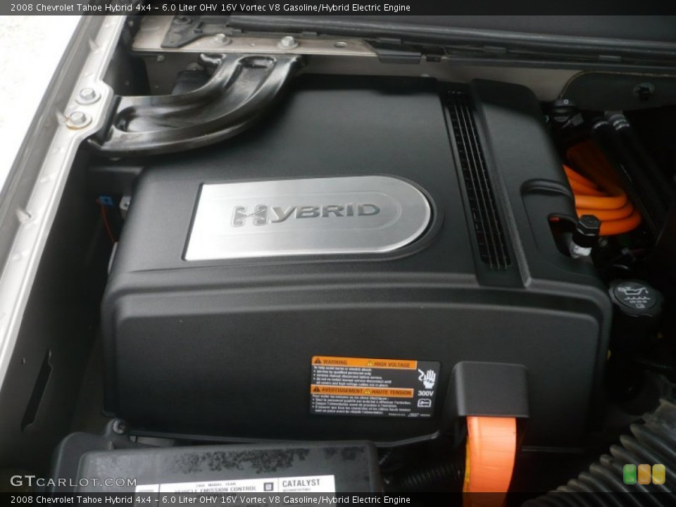 6.0 Liter OHV 16V Vortec V8 Gasoline/Hybrid Electric Engine for the 2008 Chevrolet Tahoe #58553940