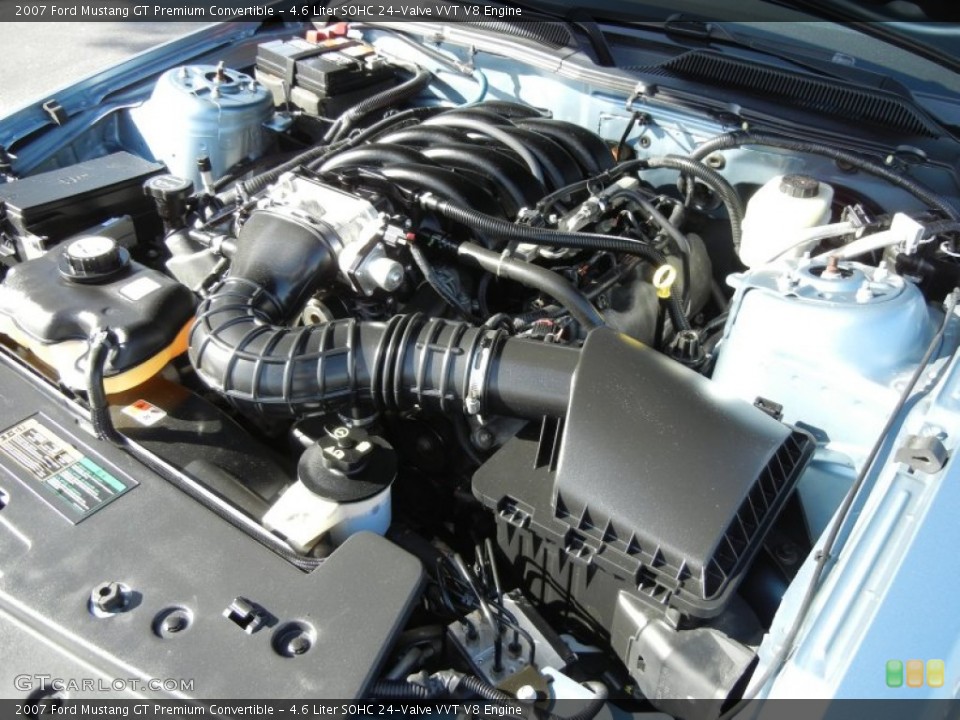 4.6 Liter SOHC 24-Valve VVT V8 Engine for the 2007 Ford Mustang #58554532