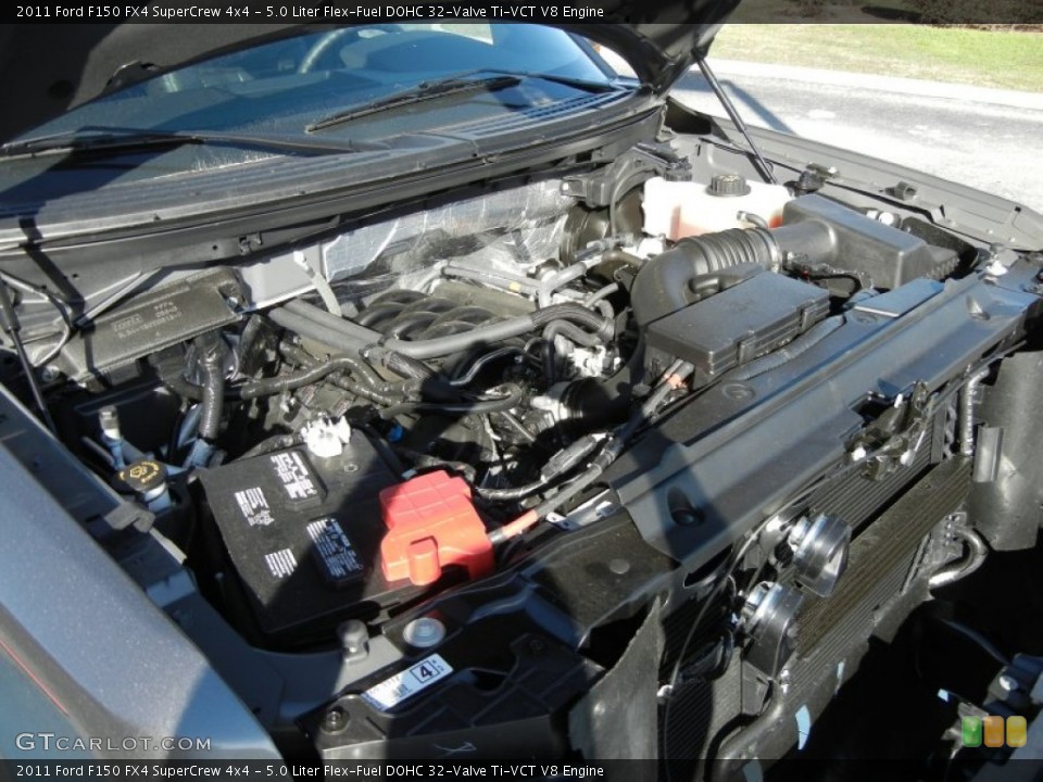 5.0 Liter Flex-Fuel DOHC 32-Valve Ti-VCT V8 Engine for the 2011 Ford F150 #58556385