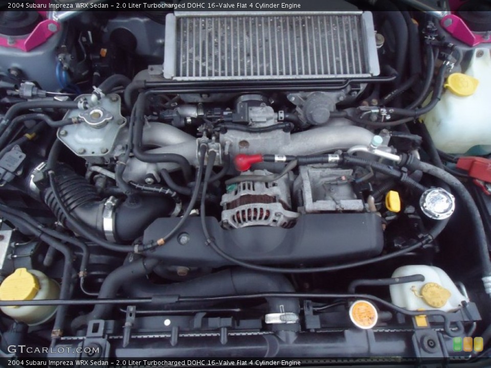 2.0 Liter Turbocharged DOHC 16-Valve Flat 4 Cylinder Engine for the 2004 Subaru Impreza #58570806