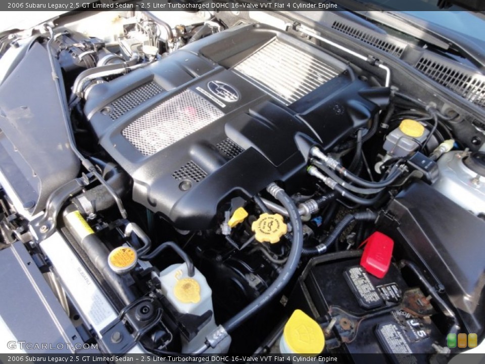 2.5 Liter Turbocharged DOHC 16-Valve VVT Flat 4 Cylinder Engine for the 2006 Subaru Legacy #58574517