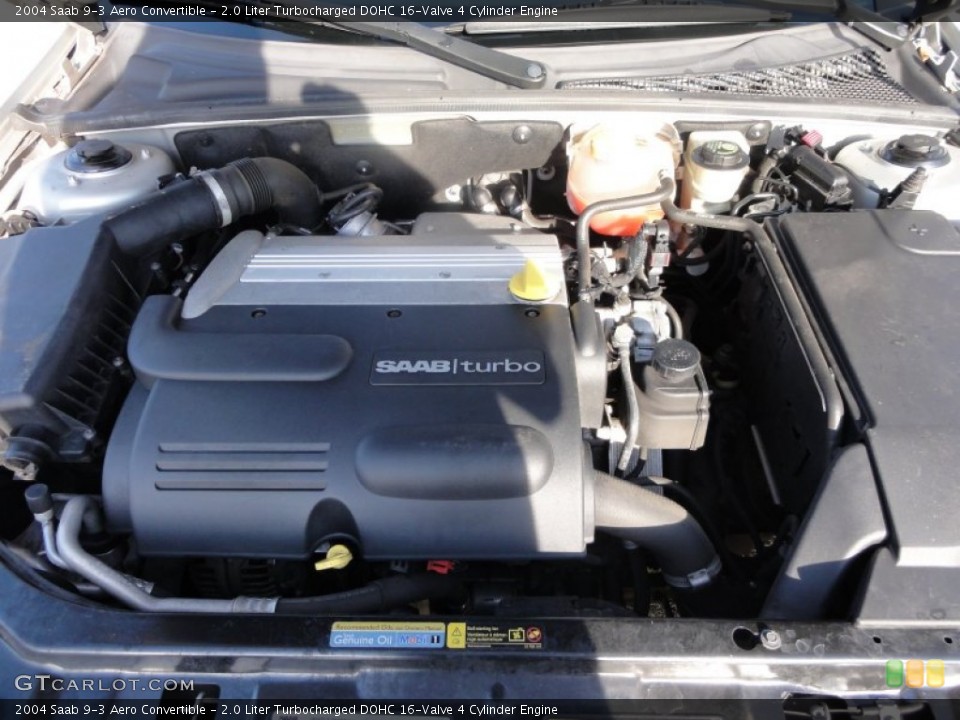 2.0 Liter Turbocharged DOHC 16-Valve 4 Cylinder Engine for the 2004 Saab 9-3 #58575786