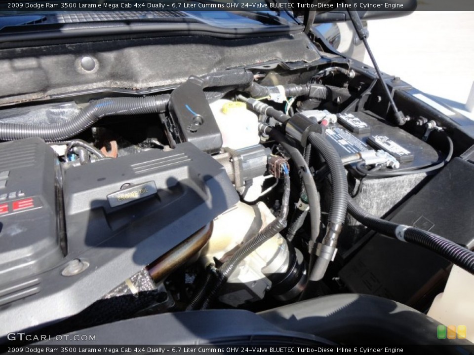 6.7 Liter Cummins OHV 24-Valve BLUETEC Turbo-Diesel Inline 6 Cylinder Engine for the 2009 Dodge Ram 3500 #58588698