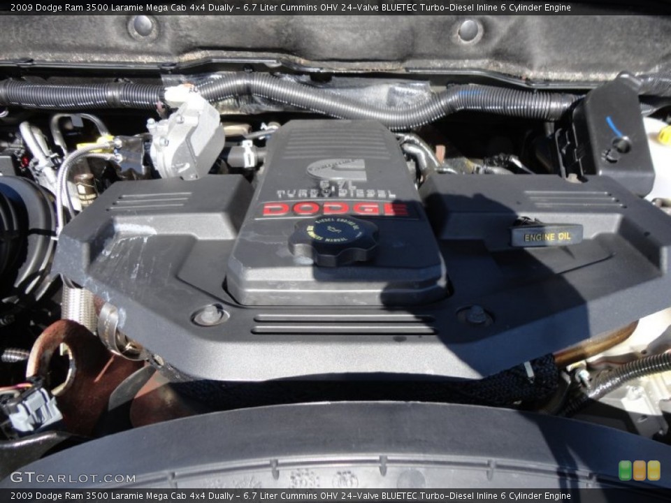 6.7 Liter Cummins OHV 24-Valve BLUETEC Turbo-Diesel Inline 6 Cylinder Engine for the 2009 Dodge Ram 3500 #58588713