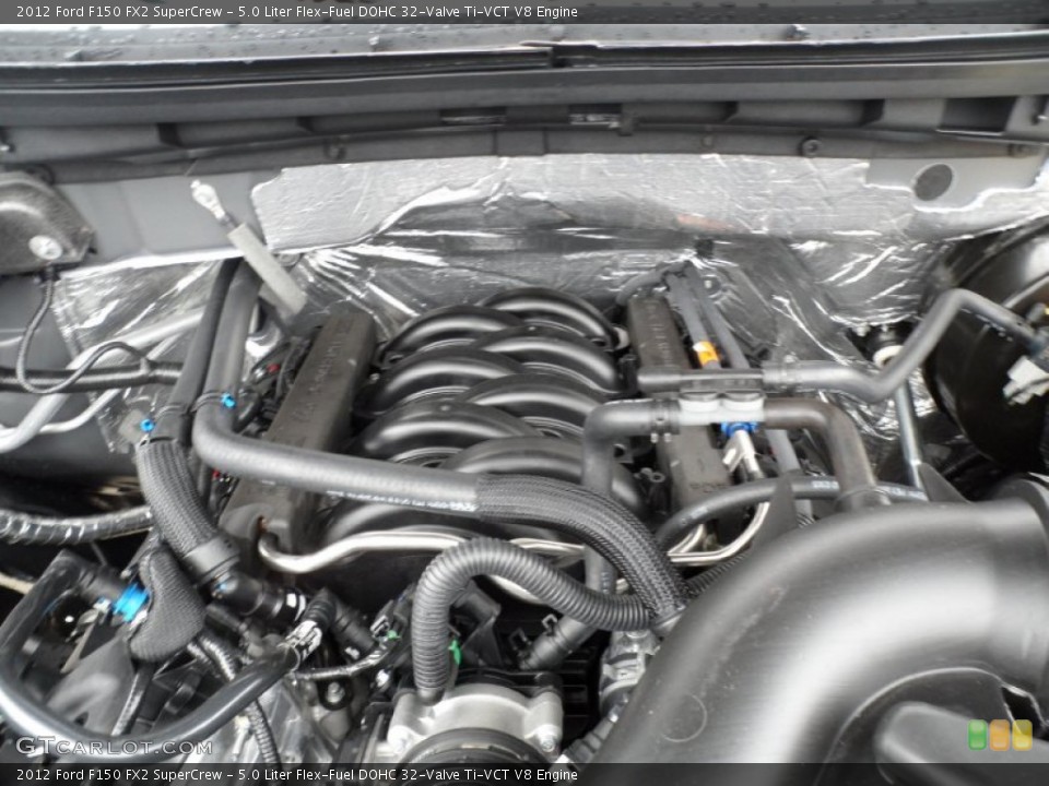 5.0 Liter Flex-Fuel DOHC 32-Valve Ti-VCT V8 Engine for the 2012 Ford F150 #58588857
