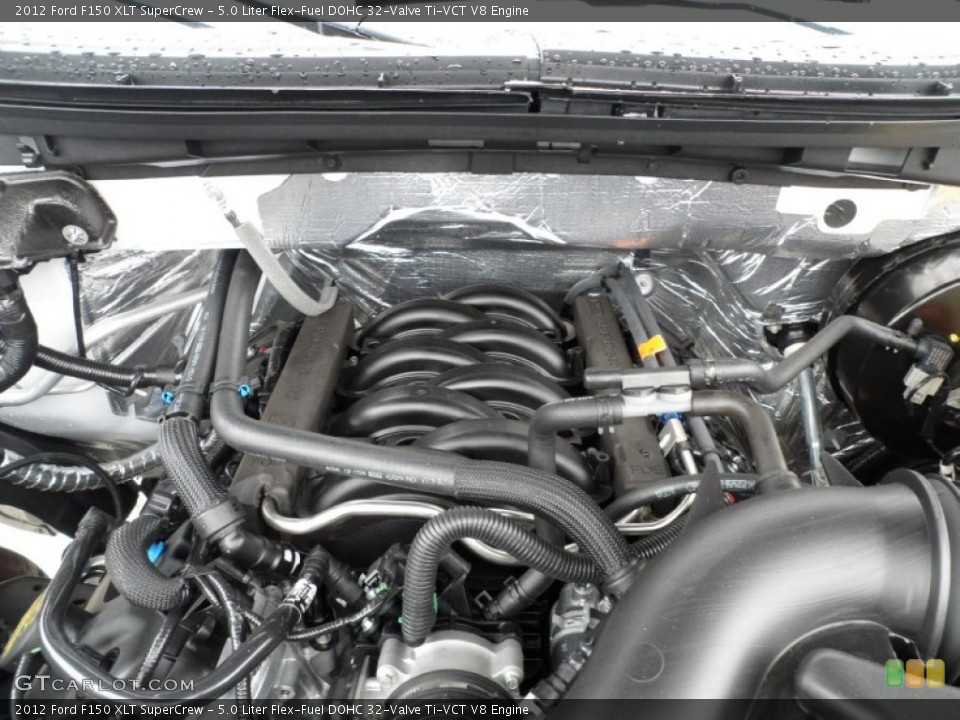 5.0 Liter Flex-Fuel DOHC 32-Valve Ti-VCT V8 Engine for the 2012 Ford F150 #58589175