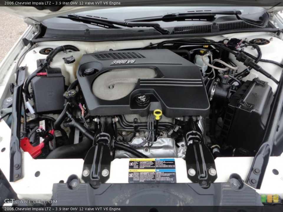 3.9 liter OHV 12 Valve VVT V6 Engine for the 2006 Chevrolet Impala #58589646