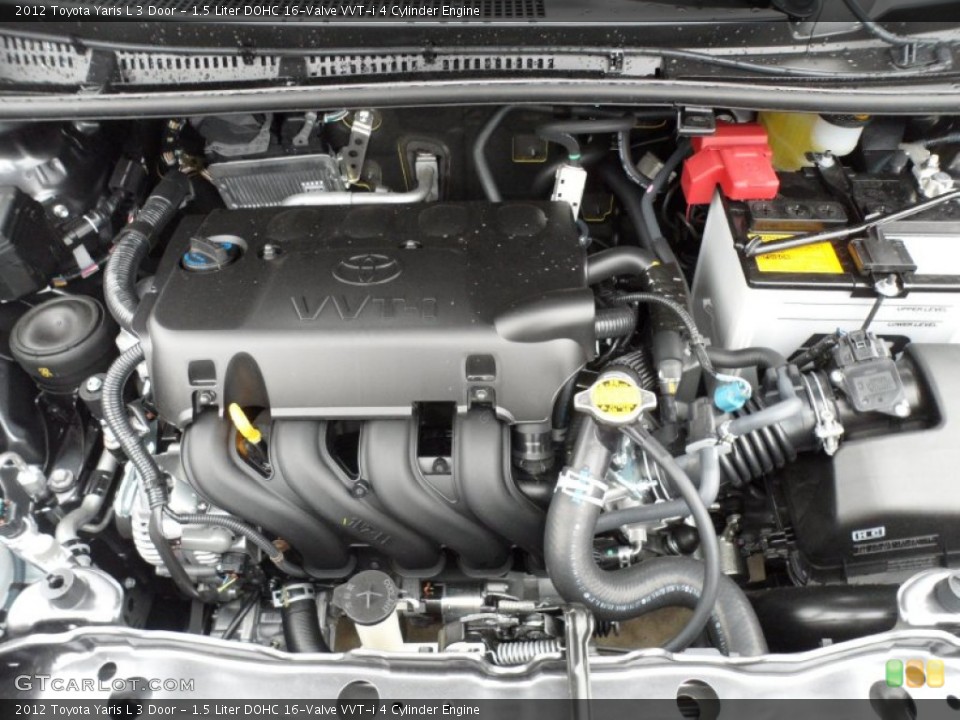 1.5 Liter DOHC 16-Valve VVT-i 4 Cylinder Engine for the 2012 Toyota Yaris #58589823