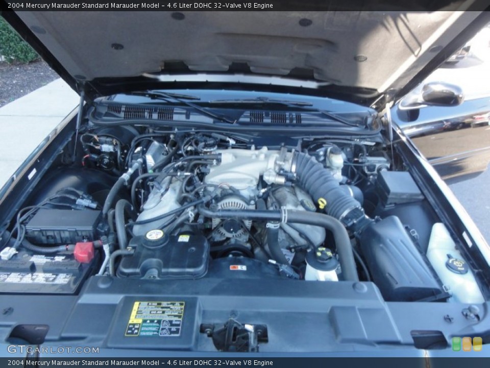 4.6 Liter DOHC 32-Valve V8 2004 Mercury Marauder Engine