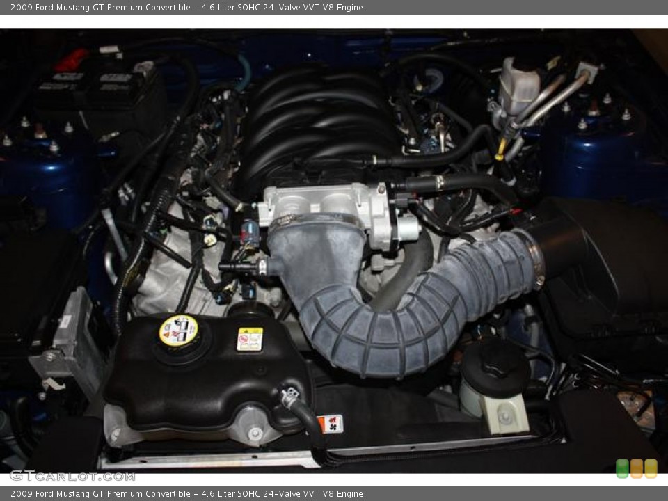 4.6 Liter SOHC 24-Valve VVT V8 Engine for the 2009 Ford Mustang #58598208